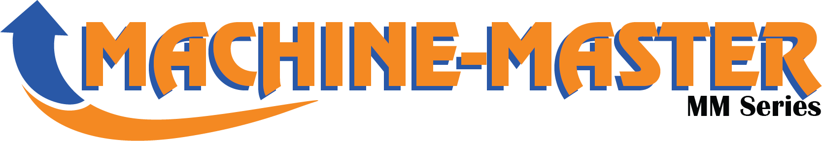 Machine Master MM Series Logo in orange blue and black