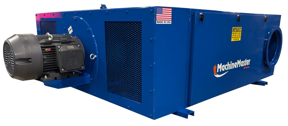 MachineMaster Industrial Air Filtration System MachineMaster industrial air filtration unit with motor and side duct connection