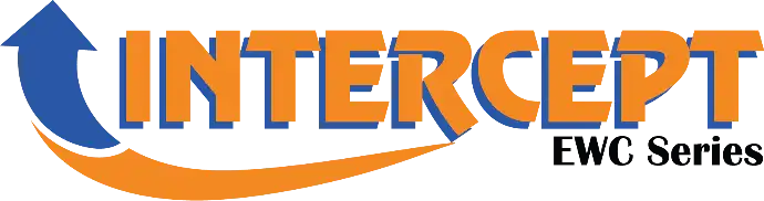Intercept EWC Series Logo in orange blue and black