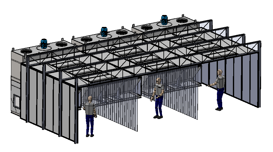 Intercept Booth Dust Collection System