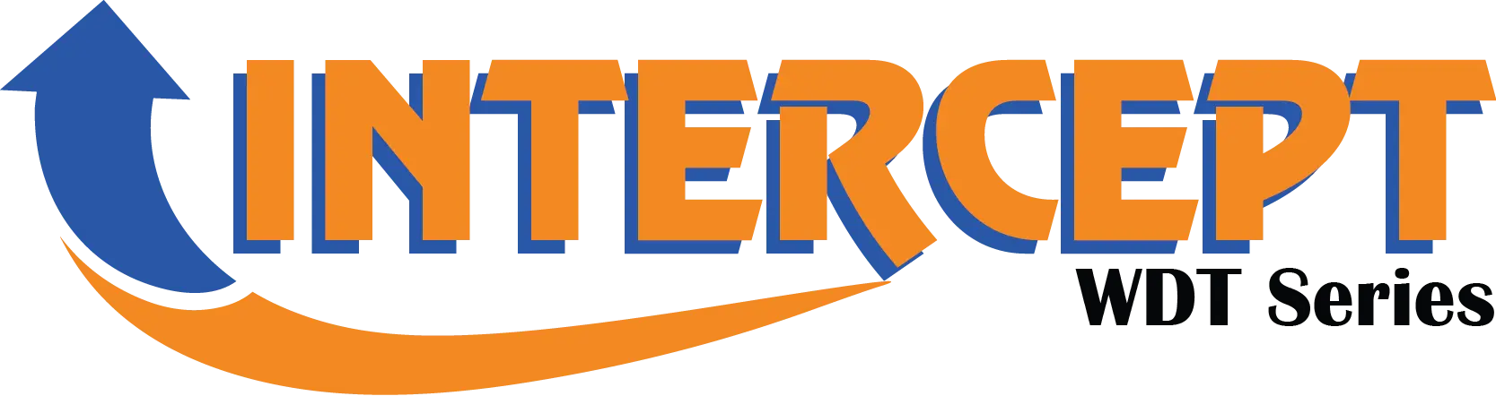 Intercept WDT Series Logo in orange blue and black
