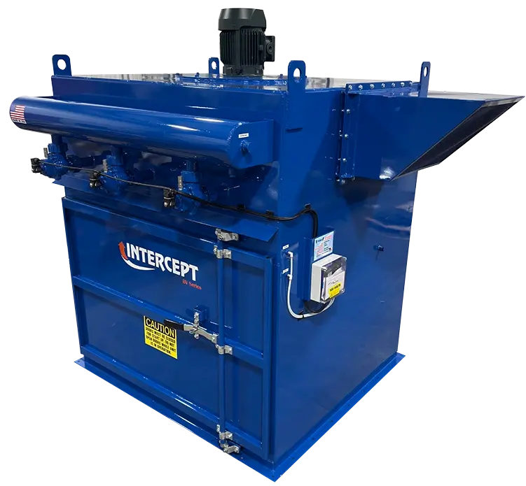 Industrial cartridge dust collector – Intercept Series Intercept industrial cartridge dust collector from ProVent with compact design, pulse cleaning, and integrated fan assembly for dry dust collection applications.