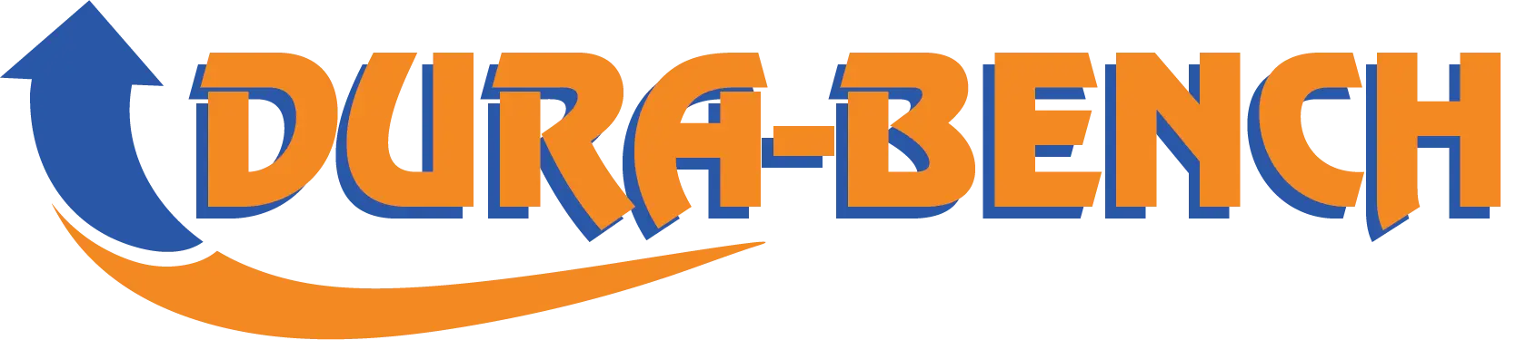 Dura-Bench Logo in orange and blue