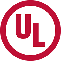 Red UL logo with letters U and L in a circle